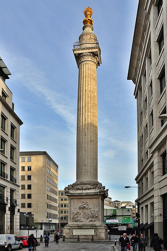 The Monument to the Great Fire of  London []